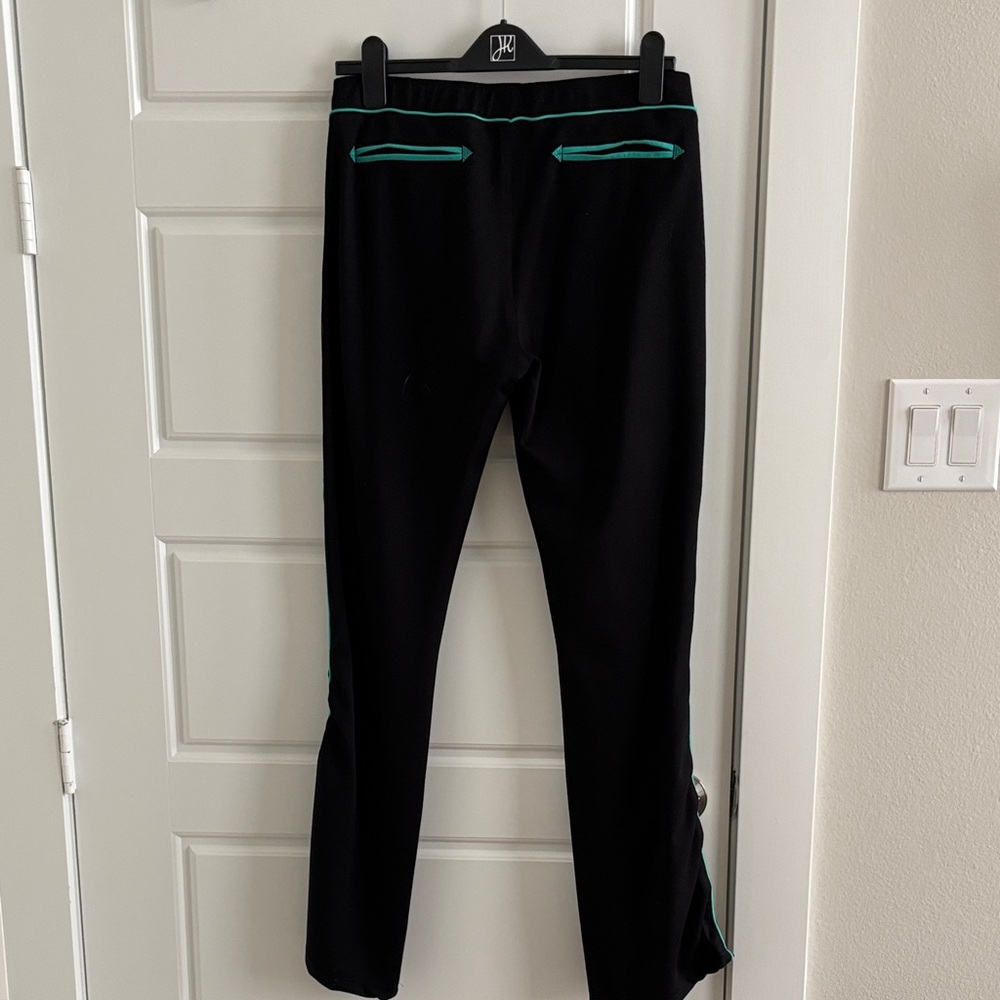 Double D Ranch Black Trousers with Teal Highlights - Picture 6 of 11